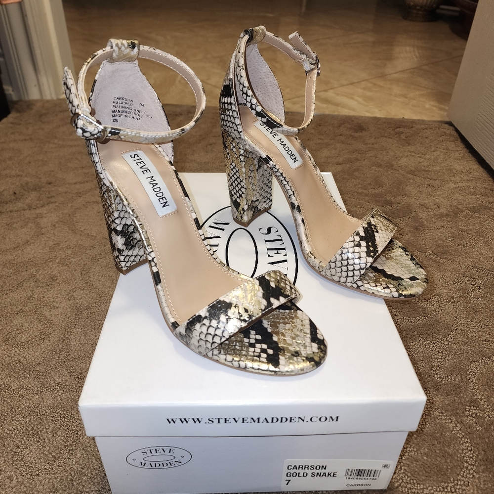 Carrson Gold Snake Steve Madden